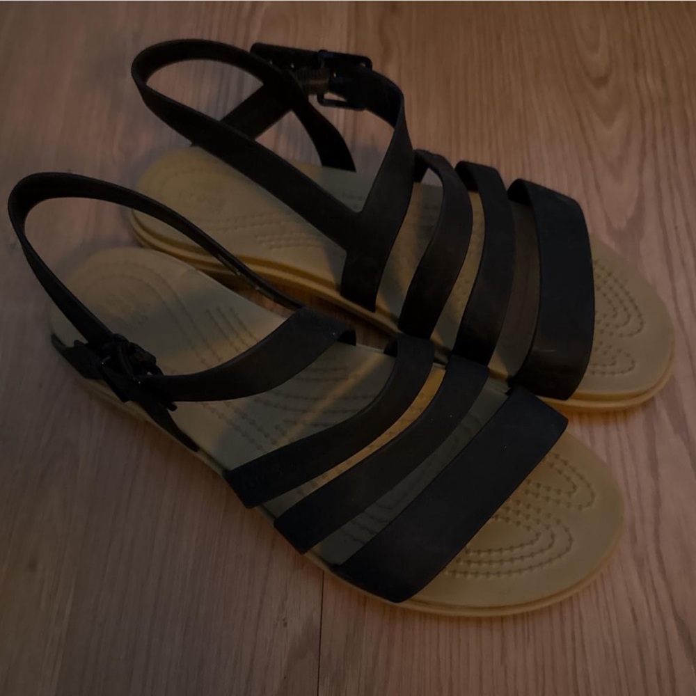 Black Strappy Sandals